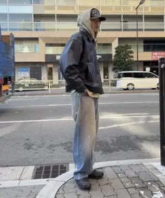 BEAMS レザーブルゾン　24ss