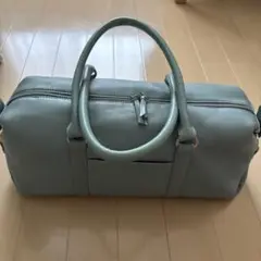 ハマノ　レディースハンドバッグ　ライトブルー