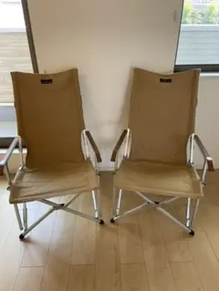 オガワハイバックコットンチェア2脚