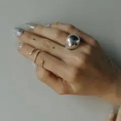 sykia シキア dome ring ドームリング シルバー
