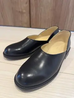 【HARUTA×CLANE コラボ】美品！黒 ローファー 24.5 EEE HARUTA - HARUTA ローファー メンズ 24.5 EEE 黒 美品 日本製