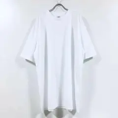 新品 ドライ スーパー ビッグTシャツ 半袖 無地 メンズ ホワイト 3XL