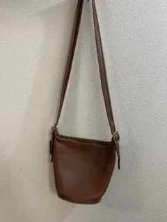 コーチ オールドコーチ ショルダーバッグ バケツ型 レザー
