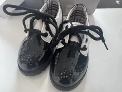 子どもフォーマルシューズ 16.5cm ブラック/ホワイト