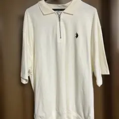 U.S. POLO ASSN. クリーム色ポロシャツ LL