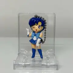 【当時物】セーラームーン　セーラーマーキュリー　キーホルダー　1990年代