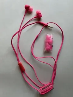 Audio-Technica ピンク 有線イヤホン 替えイヤーピース付き