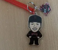 オリックスバファローズ 麦谷祐介 エアーくじ C賞 ゴム付きキーホルダー