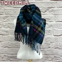 ☆鉄0489P☆ TWEEDMILL ストール チェック柄