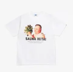 ウィスキングおじさん - サウナのあるところコラボTシャツ