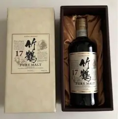 【未開封】ニッカ ウイスキー 竹鶴 17年 700ml 化粧箱あり