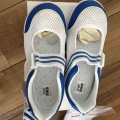IFME 205 ホワイト/ブルー 上履き　20.5cm