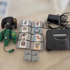 【ジャンク品】　NINTENDO64 本体とゲームソフトセット