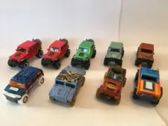 ホットウィール　ジープ　4WD ルース　9台セット