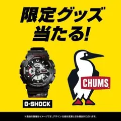 CHUMS チャムス ウィルキンソン G-SHOCK 黒 第2弾 2025年最新】g-shock chumsの人気アイテム - メルカリ