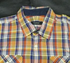 BURBERRY BLACK LABEL 半袖チェックシャツ