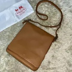 【極美品】コーチ ショルダーバック レザー ブラウン A4可 肩掛け