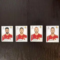 パニーニステッカー　Russia 2018 World Cup スペイン代表