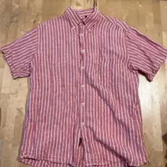 古着　ストライプシャツ　シャツ
