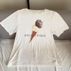 ジェラートピケ 半袖 アイスクリームワンポイントTシャツ