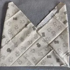 あずま袋　ベア柄　くまさん　柄　ハンドメイド