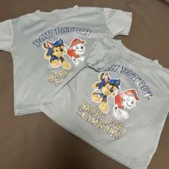 【美品】お揃い パウパトロール 半袖 Tシャツ 80 90