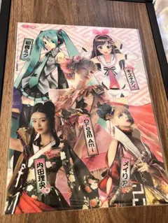 初音ミク　キズナアイ　レア品　東京ガールズコレクション　クリアファイル
