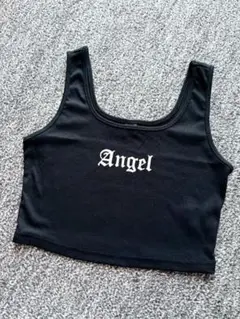 SHEIN ブラック タンクトップ Angel