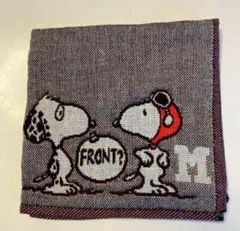新品　SNOOPY アストロノーツ　ガーゼ　ハンカチ　イニシャルM ギフト
