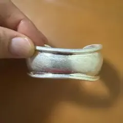 シルバーオープンバングル