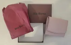 二つ折りミニ財布 レディース 財布 本革【MiaBorsa 】