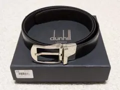 新品未使用 dunhill ダンヒル レザーベルト 本革 ブラック イタリア製