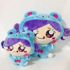 しなクマ　マスコット　ぬいぐるみ　しなこちゃん　しなこ　ブルー　2点セット