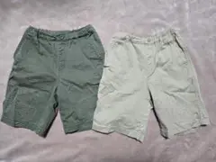 ユニクロハーフパンツ 130cm 2点セット