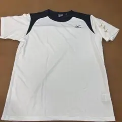 中古Mizuno ショートスリーブシャツ ホワイト2XL