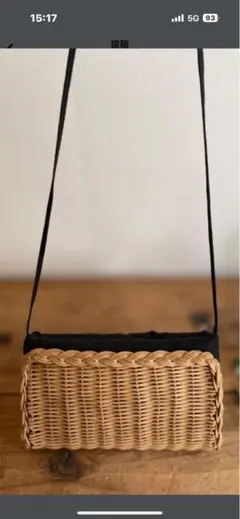 fore ラタンロールポシェット(スマホショルダー)