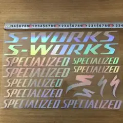新品未使用　S-WORKS　スペシャ　ステッカー（反射）　43cm✖️29cm