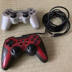 ジャンク品　SONY DualShock 3 コントローラー&有線コントローラー