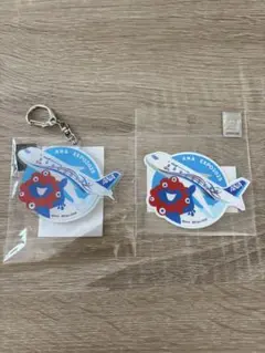 【限定品】ANA EXPO2025 万博　キーホルダー、ステッカーセット