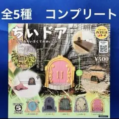 ちいドア　全5種　コンプ　ガチャガチャ　トビラ　ミニチュア　フィギュア　メルヘン