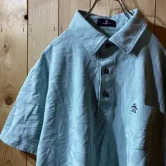 ss4810 Munsingwear 半袖ポロシャツ ミントグリーン 3L