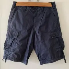 UNIQLO ユニクロ カーゴパンツ ショートパンツ ハーフパンツ ネイビー M