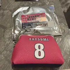楽天イーグルス 8番 辰巳選手がま口財布