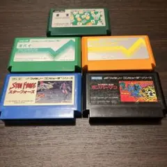 ファミコンカセット5本セット　動作確認済み