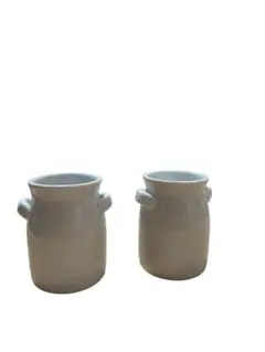 牛乳瓶型 プリン容器 小物入れ 2個セット 【9/16破棄】