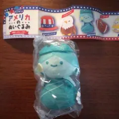 にっこりーノ　アメリカのぬいぐるみ　自由の女神　新品未開封