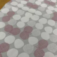 蝶々柄　プリント　グレー　生地　108cm×37cm