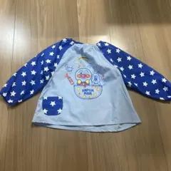 【新品・未使用】アンパンマン スモック 100サイズ　保育園やご自宅用に