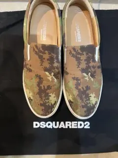 DSQUARED2 迷彩 スリッポン 41