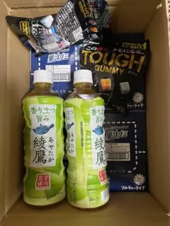 果汁グミ ライチ×40個 タフグミ×2個 お茶×2個